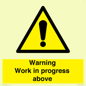 Warning Work in progress above